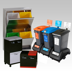 Poubelles pour entreprise et collectivité en stock