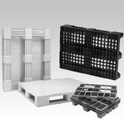 Palettes plastiques en stock