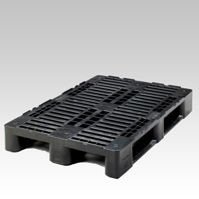 Palette plastique demi-lourde en stock