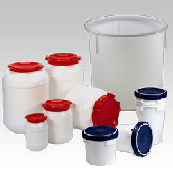 Pots, seaux, fûts, bidons, grandes bassines en stock