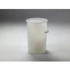 Tonneau cylindrique alimentaire 110 lt ø510x733 mm blanc