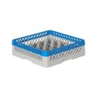 Panier lave vaisselle professionnel 25 verres ø90 mm 50x50x14 cm