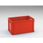 Bac gerbable norme Europe alimentaire 600x400x325 mm 60L Normbox ROUGE