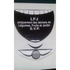 Etiquette tri sélectif LFJ pour conteneur à déchets