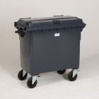 Conteneur poubelle 660 litres GRIS