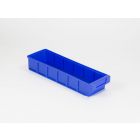 Bac tiroir plastique gerbable  500x152x83 mm maxi 5 cloisons blue