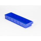 Bac tiroir plastique gerbable  600x186x83 mm maxi 5 cloisons blue