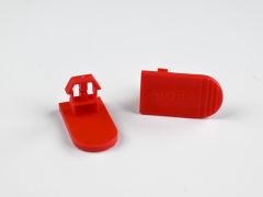 Scellé plastique pour bac navette 1000 pièces ROUGE
