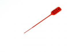Scellé de sécurité plastique numéroté 220 mm 1000 pièces ROUGE 12 kg