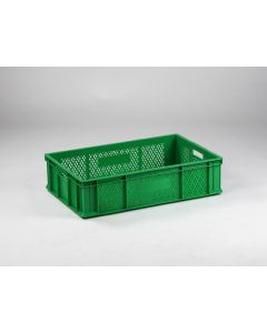 Caisse maraicher plastique 60x40x15 cm vert