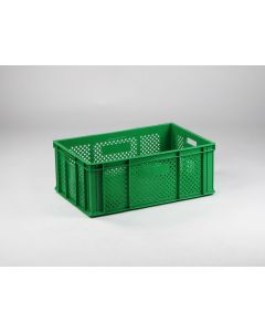 Caisse maraicher plastique 60x40x23 cm vert