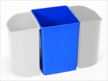 Corbeille tri sélectif 14 litres 217x240x290 mm BLEUE
