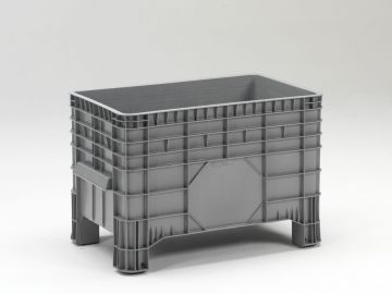Grande caisse plastique 285L 1040x640x670 mm sur 4 pieds