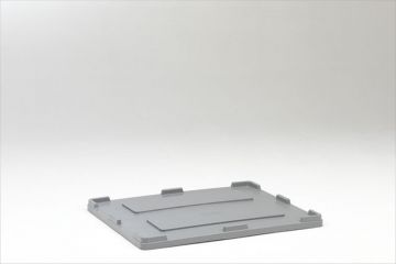 Couvercle palox plastique 1200x1200 mm charge lourde GRIS