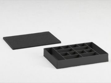 Boite compartimentée plastique 355x255x50 mm 14 compartiments
