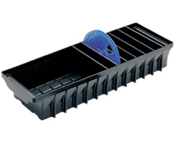 Plateau thermoformé ESD pour 13 bobines 61x19x10 cm