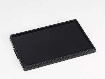Couvercle étanche pour caisse plastique 800x600 mm ANTHRACITE