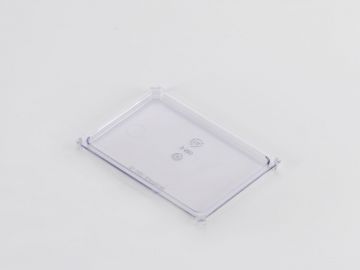 Couvercle petit bac plastique 130x86 mm TRANSPARENT