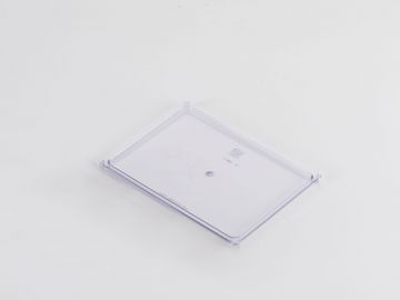 Couvercle petit bac plastique 174x128 mm TRANSPARENT
