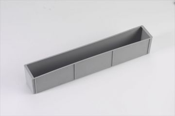 Petit bac plastique 555x86x99 mm pour compartimenter bacs Euro
