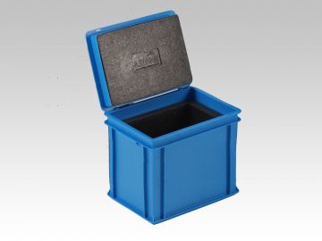 Bac de transport isotherme 400x300x340 mm bleu