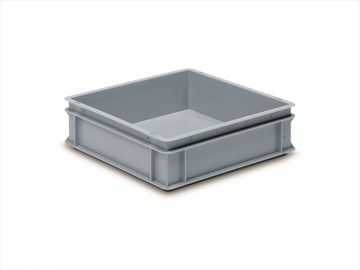 Bac plastique carré 40x40x12 cm 15L