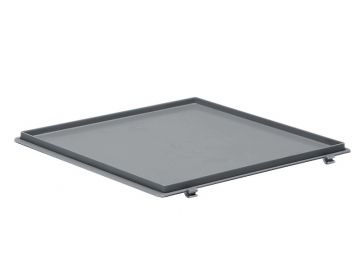 Rako 400x400 mm couvercle à charnières gris