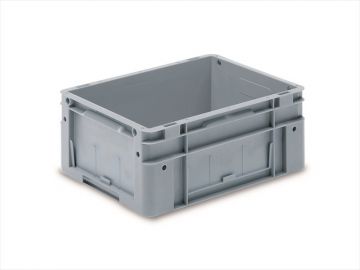 Bac plastique entrepôt automatisé 400x300x200 mm 20L fond sandwich