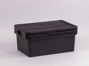 Bac navette charge lourde 600x400x280 mm 45L noir