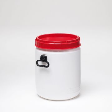 Fût plastique alimentaire 34 litres à ouverture totale