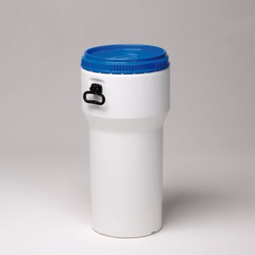 Fût plastique alimentaire emboitable 60L à ouverture totale