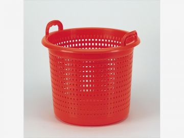 Panier en plastique 45 litrest ø480x360 mm orange