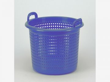 Panier en plastique 45 litrest ø480x360 mm bleu