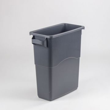 Ecosort Poubelle tri sélectif collective entreprise 60L GRIS