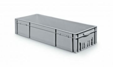 Bac plastique long 1000x400x220 mm 65L GRIS
