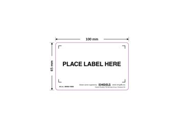 Place label here 100x65 mm - 100 pièces