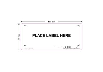 Place label here 150x65 mm - 100 pièces