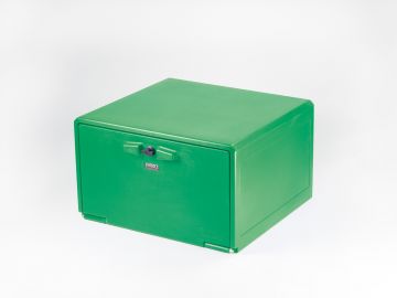 Top case livraison pizza scooter ou vélo 85L570x550xh335 mm VERT