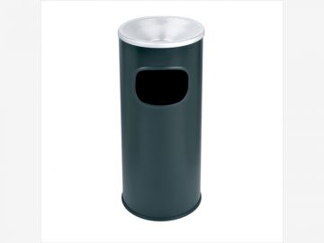 Poubelle cendrier 30 litres ø250x650 mm NOIRE
