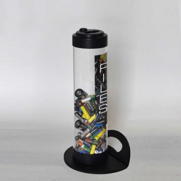 Collecteur de piles usagées ø120x300 mm 3,5 litres