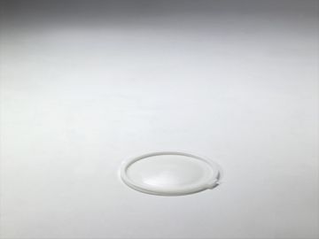 Couvercle de serrage pour comporte plastique 75L et 110L BLANC