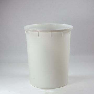 Seau plastique 200 litres BLANC