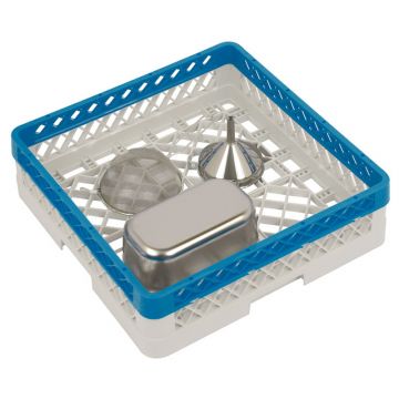 Panier lave vaisselle professionnel 500x500x140 mm sans compartiments