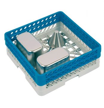 Panier lave vaisselle professionnel 500x500x180 mm sans compartiments