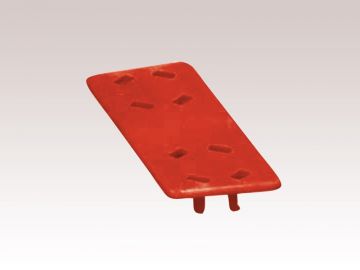 Clip d'identification pour casier lave-vaisselle professionnel, rouge