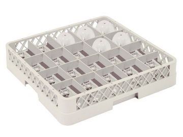 Panier lave vaisselle tasse 20 compartiments 500x500x100 mm