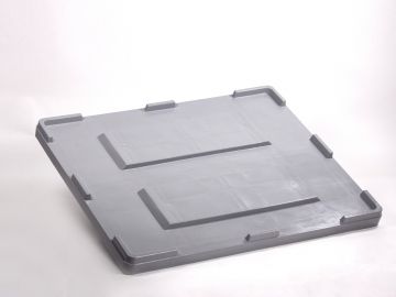 Couvercle caisse palette 1200x800 mm qualité alimentaire GRIS