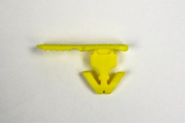 Scellé plastique pour bac navette 1000 pièces JAUNE