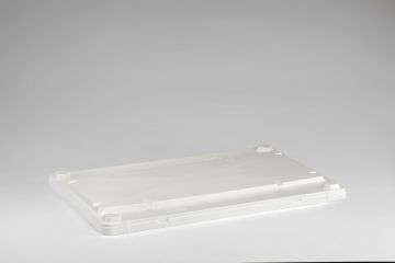 Couvercle caisse palette alimentaire 1200x800 mm BLANC