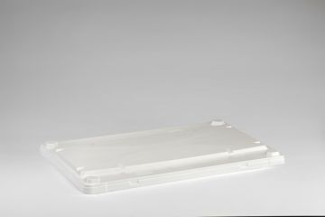 Couvercle caisse palette alimentaire 1200x800 mm BLANC